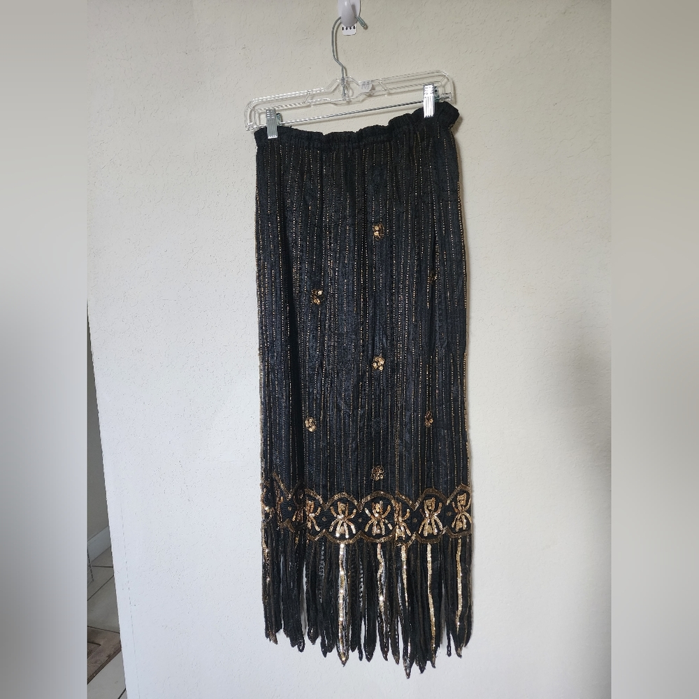 Vtg sequin skirt